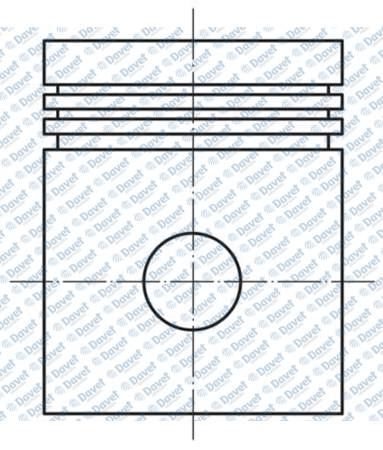 MAHLE 0222702 Motor Piston Segman 050 80.00mm Renault Clio - Dacia Sandero